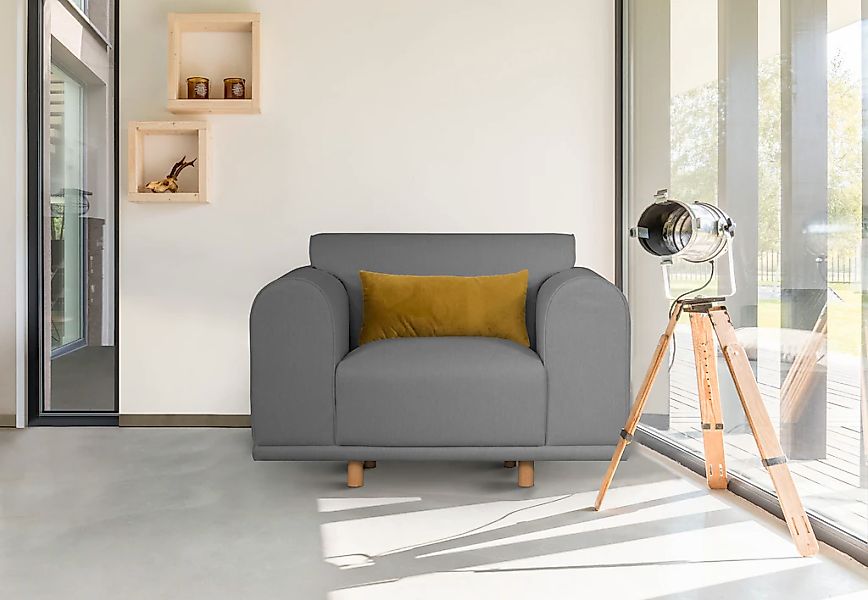 OTTO home Loveseat "Maroon Sessel" in skandinavischem Design, mit losem Kis günstig online kaufen