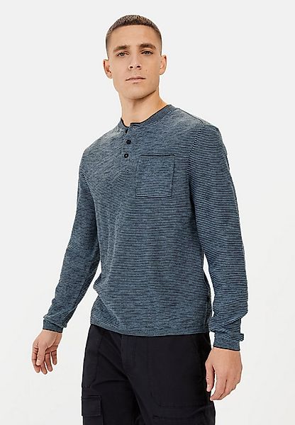 camel active Henleyshirt aus einem Baumwollmix Langarm Henley günstig online kaufen