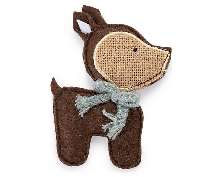 Beeztees Tierkuscheltier Catnip Katzenspielzeug Hirsch Tino braun günstig online kaufen