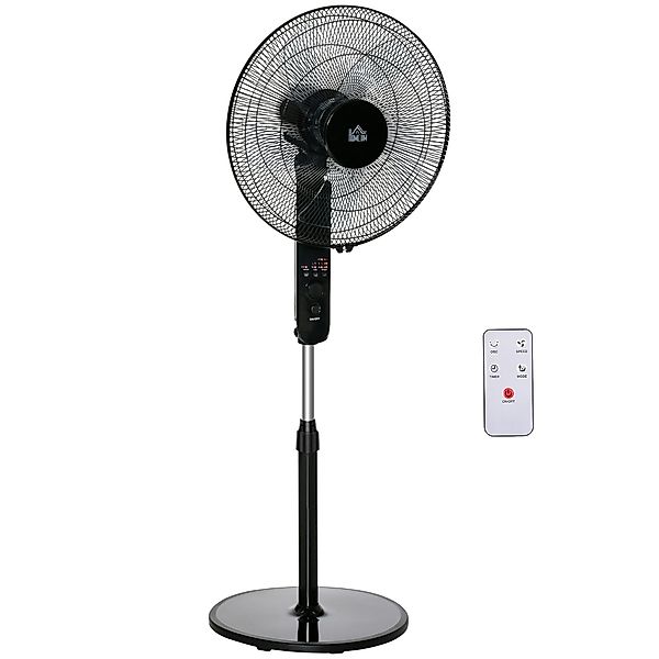 HOMCOM Standventilator mit Fernbedienung, für Wohnzimmer günstig online kaufen