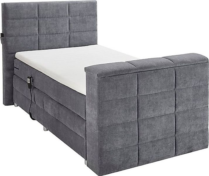 ED EXCITING DESIGN Boxspringbett Denver, inkl. Motor, Topper und motorisier günstig online kaufen