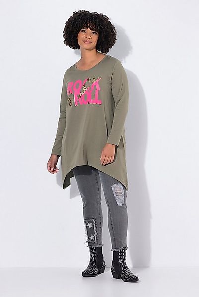 Angel of Style T-Shirt T-Shirt A-Linie Rock 'n Roll Zipfelsaum günstig online kaufen