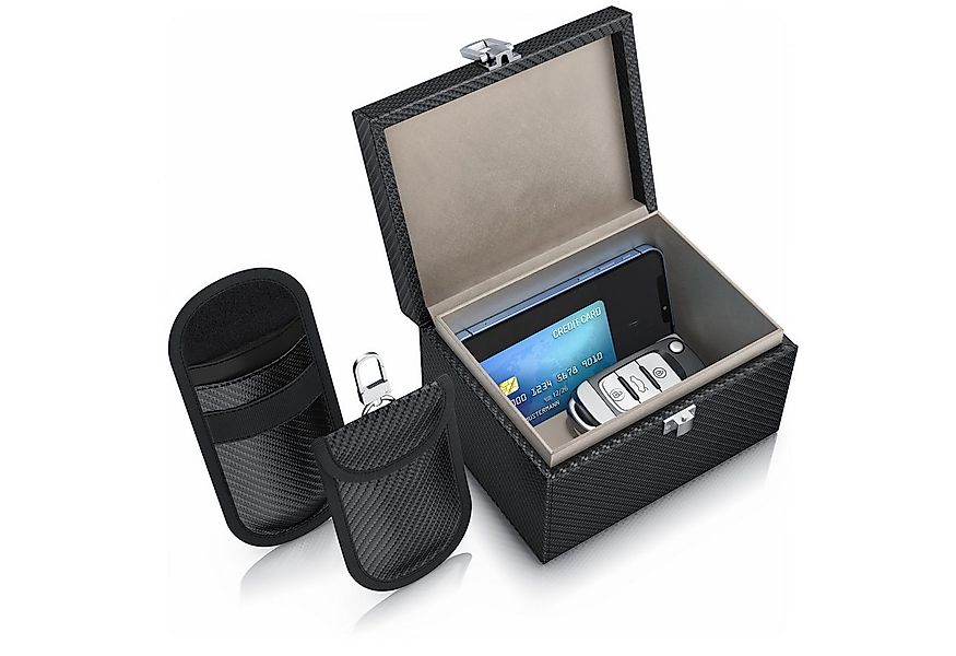 Aplic Schlüsseltasche NFC / RFID Schutzbox, Keyless Go Schutz Box, Autoschl günstig online kaufen