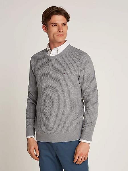 Tommy Hilfiger Strickpullover HERRINGBONE STRUCTURE C günstig online kaufen