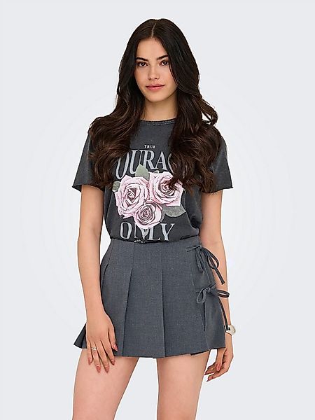 ONLY Rundhalsshirt ONLLUCY REG S/S TOP JRS NOOS unterschiedlich bedruckt günstig online kaufen