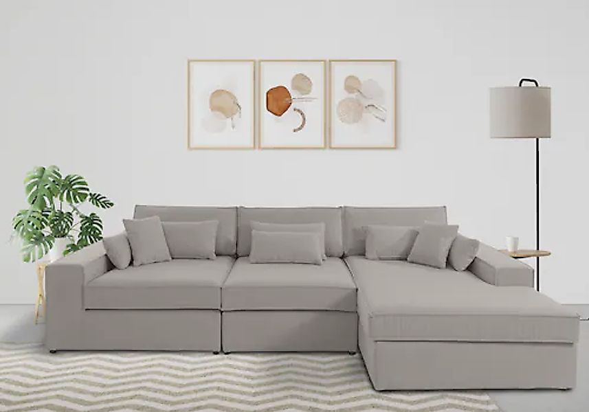 RAUM.ID Ecksofa »Enid L-Form«, 3 Teile, bestehend aus Modulen, in vielen Be günstig online kaufen