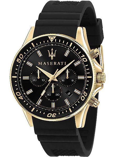 MASERATI Quarzuhr Maserati R8871640001 Sfida Chronograph Herrenuhr 44mm 10A günstig online kaufen