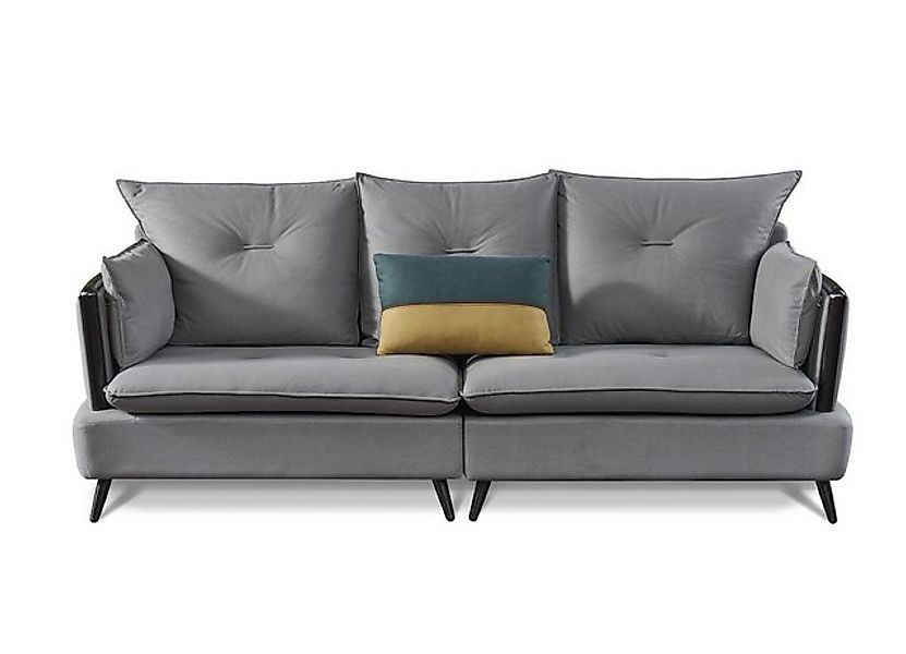 JVmoebel Sofa Couchgarnitur Polster Sitz Stoff Garnitur 3+2+1 Sofas Couchen günstig online kaufen