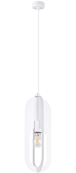 SOLLUX lighting Pendelleuchte »Pendelleuchte NICUS 1 Weiß«, 1 flammig, Leuc günstig online kaufen