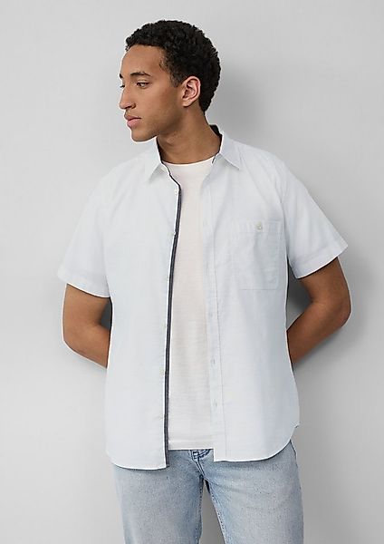 s.Oliver Kurzarmhemd Hemd Slim Fit: Kurzarm-Hemd aus Baumwollstretch mit Fl günstig online kaufen