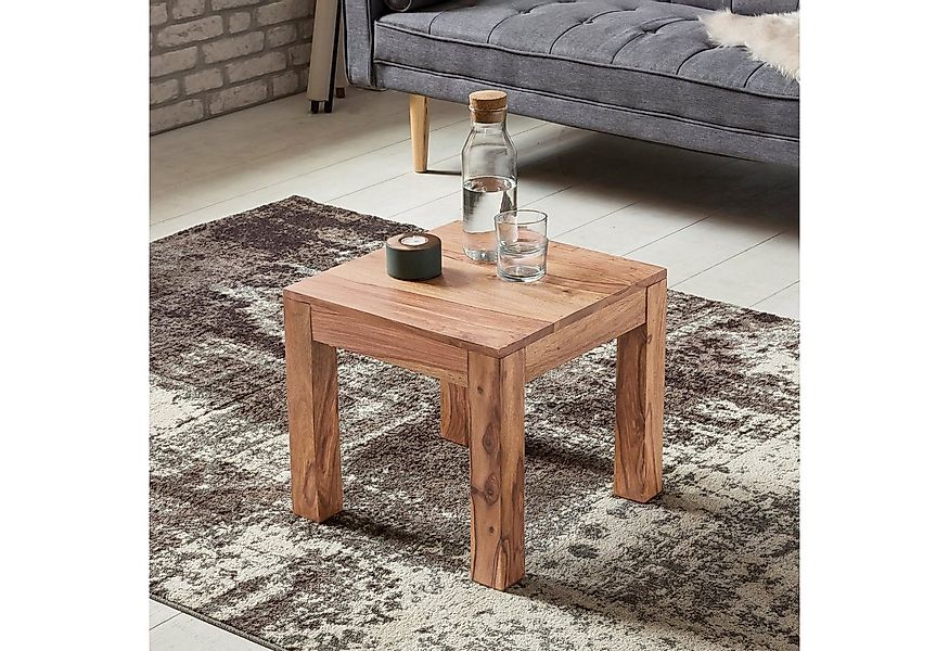 FINEBUY Couchtisch SuVa2394_1 Massiv-Holz 45cm Wohnzimmertisch Landhaus Bei günstig online kaufen