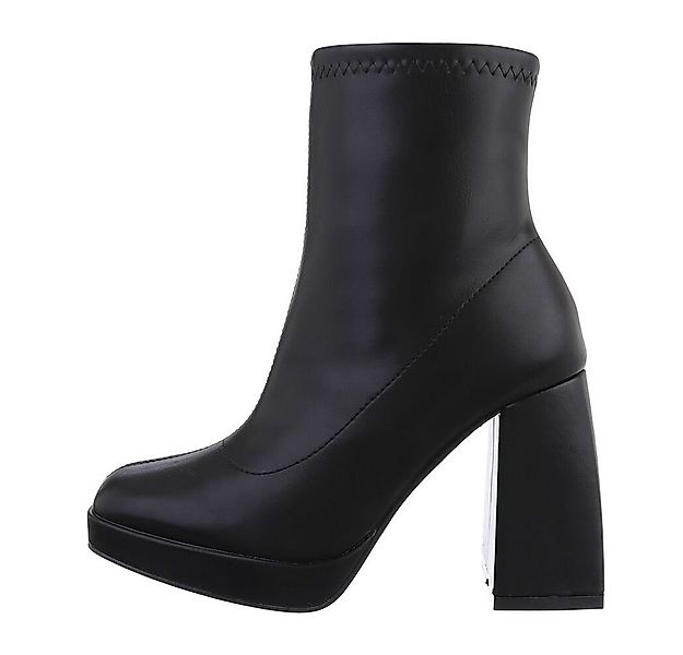 Ital-Design Damen Freizeit High-Heel-Stiefelette (81409827) Blockabsatz Hig günstig online kaufen
