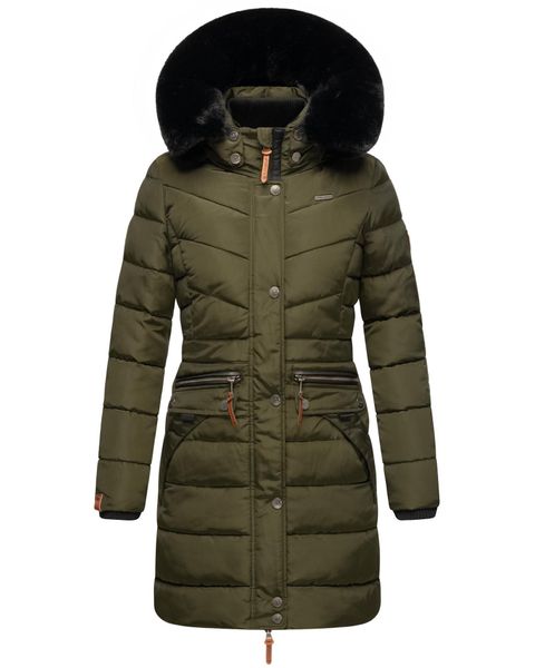 Navahoo Steppmantel "Paula" stylischer Winter Parka m. edlem Fellimitat günstig online kaufen