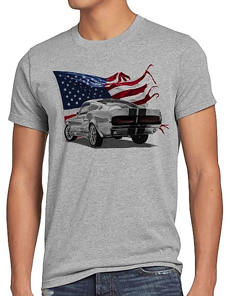 style3 T-Shirt Stars Stripes Muscle Car günstig online kaufen