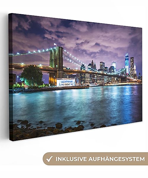 OneMillionCanvasses® Leinwandbild New York - Skyline günstig online kaufen
