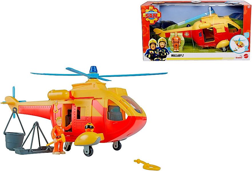 SIMBA Spielzeug-Hubschrauber Feurwehrmann Sam, Wallaby II Update, mit Licht günstig online kaufen