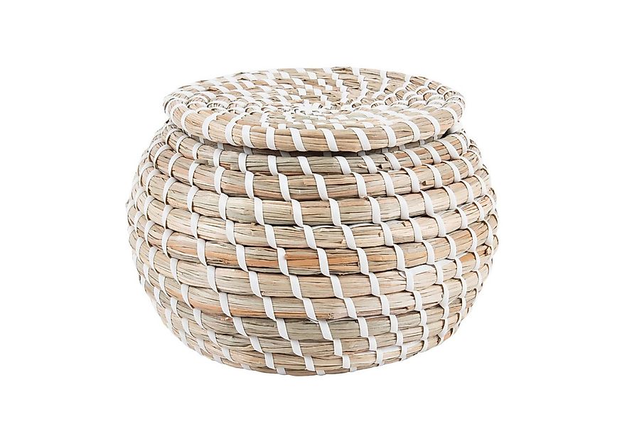 wohnfreuden Aufbewahrungskorb Korb Kendil aus Seegras und Kunstfaser mit De günstig online kaufen