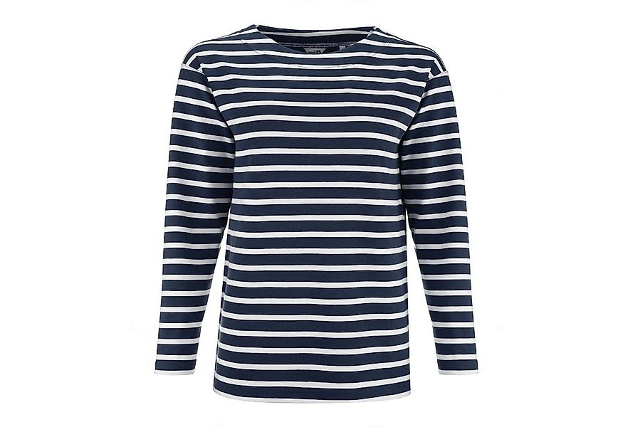 modAS Langarmshirt 2500D Damen Bretonisches Shirt U-Boot Ausschnitt - Ringe günstig online kaufen