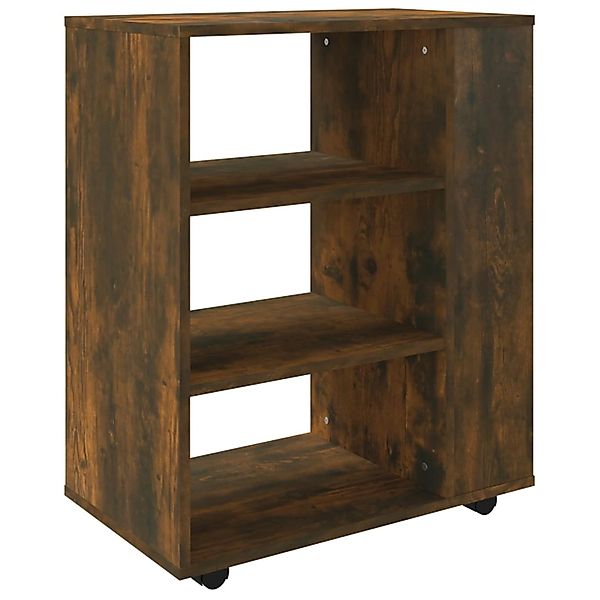 Vidaxl Rollschrank Räuchereiche 60x35x75 Cm Holzwerkstoff günstig online kaufen