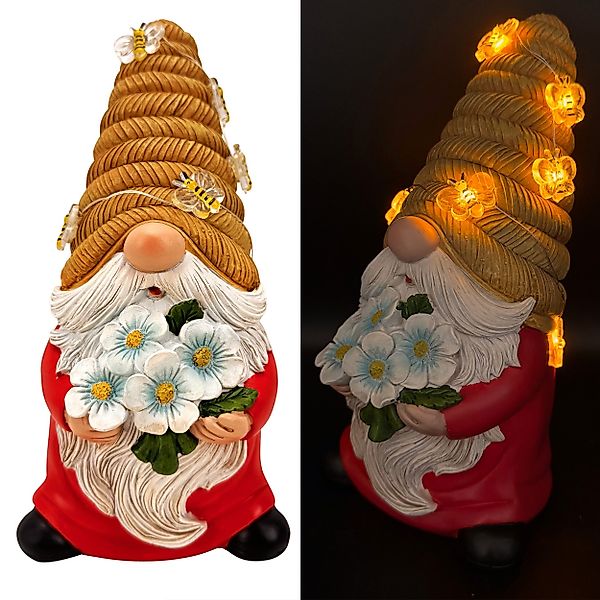 Online-Fuchs Gartenzwerg - Gartenfiguren mit Bienen günstig online kaufen