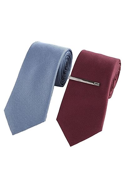 Next Krawatte Krawatten und Krawattenclips, 2er-Pack günstig online kaufen
