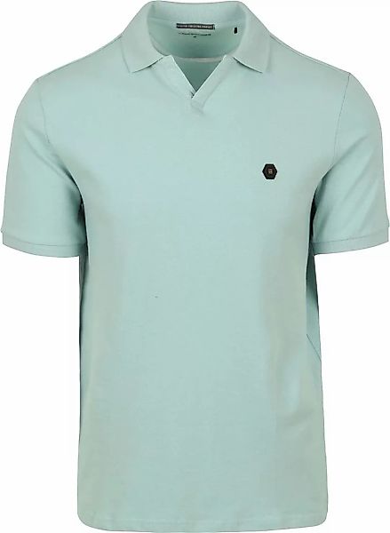 No Excess Poloshirt Riva Solid Turquoise - Größe XXL günstig online kaufen