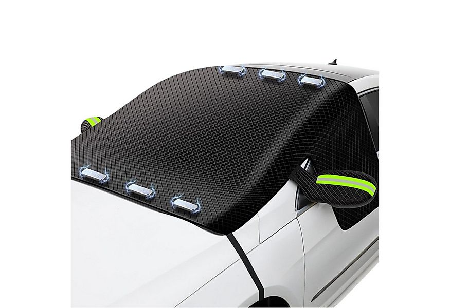 Refttenw Frontscheibenabdeckung mit 6 Magnet & 4 Riemen, Auto Abdeckung Win günstig online kaufen