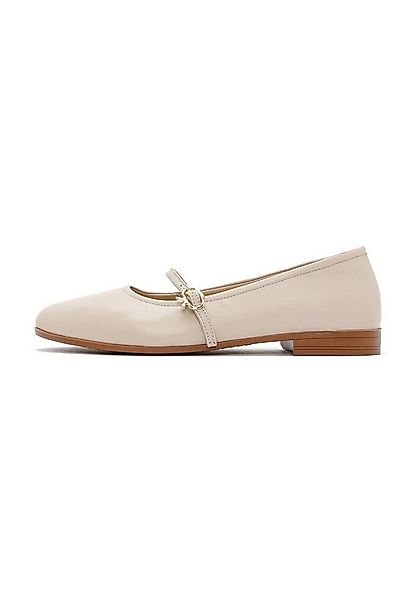 Derimod Ballerinas aus Leder Ballerina Lederfutter, TPU Sohle, Absatz 2 cm günstig online kaufen