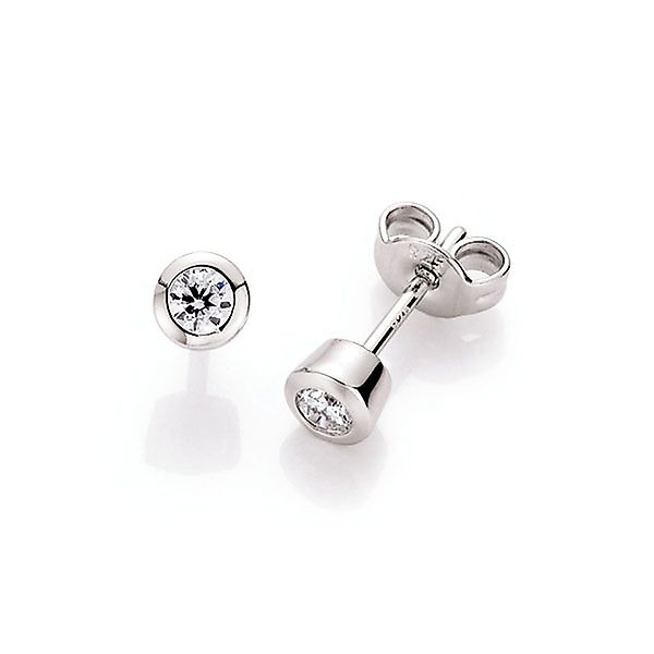 Smart Jewel Paar Ohrstecker schlicht, Zirkonia günstig online kaufen
