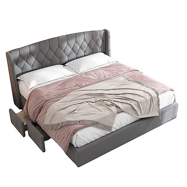 REDOM Polsterbett Polsterbett Doppelbett Stauraumbett Bett günstig online kaufen
