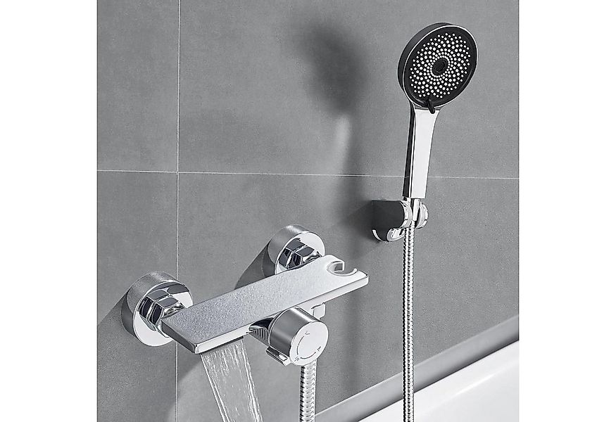 LuxusKollektion Wannenarmatur Badewannenarmatur Wasserfall mit Handbrause u günstig online kaufen