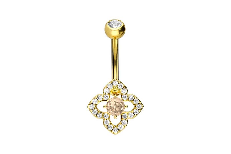 PIERCINGLINE Bauchnabelpiercing Chirurgenstahl Bananabell ORIENTALISCHES DE günstig online kaufen
