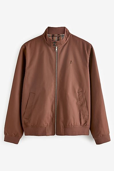 Next Blouson Wasserabweisende Harrington-Jacke mit Karofutter günstig online kaufen