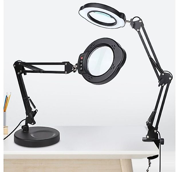 VIVIHEYDAY Lupenlampe 10X Lupe mit Licht und Ständer 2-in-1 LED Lupenleucht günstig online kaufen