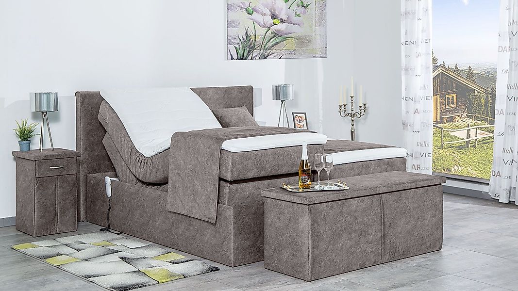Meisterbetten Boxspringbett Nado (mit Motor, 7-Zonen günstig online kaufen