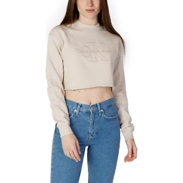 Calvin Klein Jeans  Sweatshirt BESTICKTES MONOLOGO J20J220696ACI günstig online kaufen
