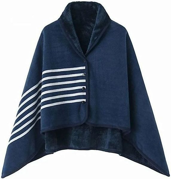 jalleria Fleeceponcho Damen-Fleece-Poncho-Sweatshirt, winterwarmer Umhang m günstig online kaufen