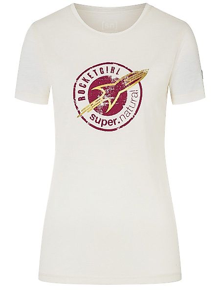 SUPER.NATURAL Funktionsshirt Merino T-Shirt W ROCKET140 günstig online kaufen