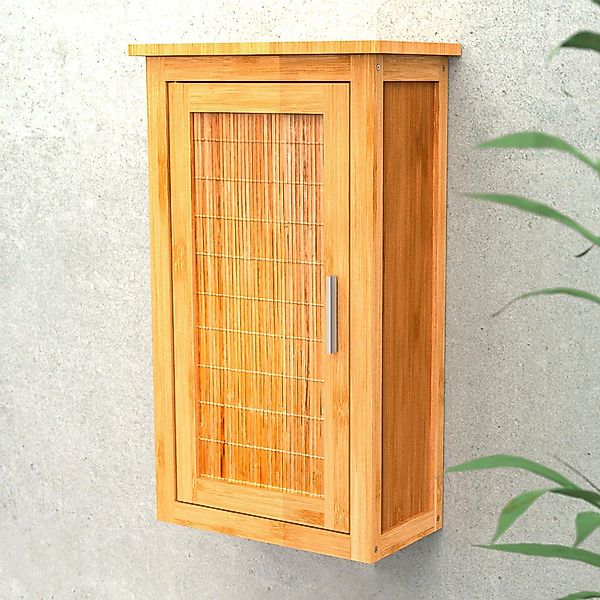 Eisl Hängeschrank Bambus Badezimmerschrank schmal für günstig online kaufen