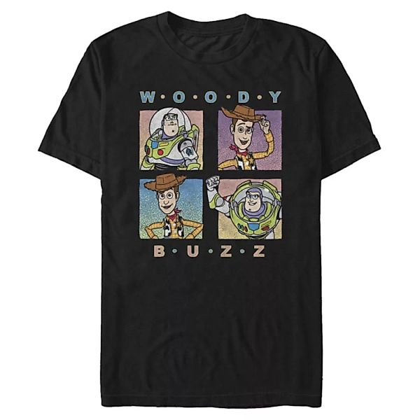 Disney - Toy Story - Woody & Buzz Pastel Foursquare - Männer T-Shirt günstig online kaufen