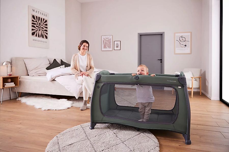 Hauck Baby-Reisebett »Play N Relax Center, dark blue«, inkl. Neugeborenenei günstig online kaufen