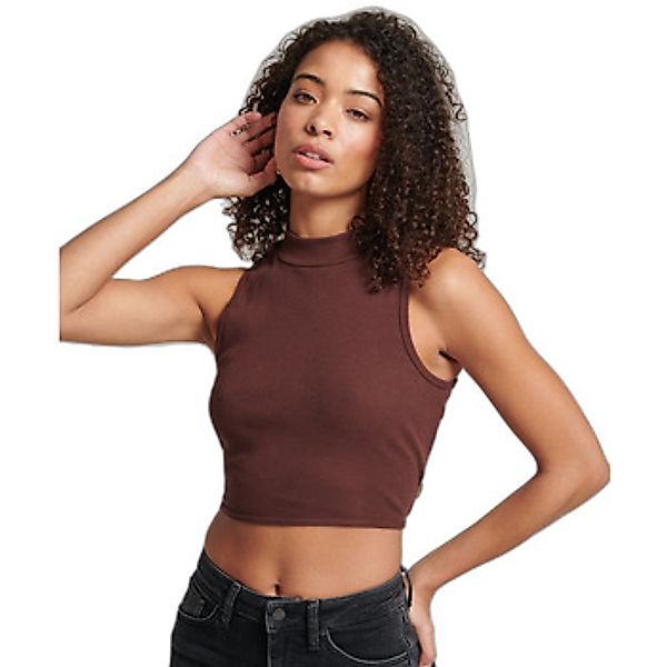 Superdry  Tank Top Débardeur court à col montant femme günstig online kaufen