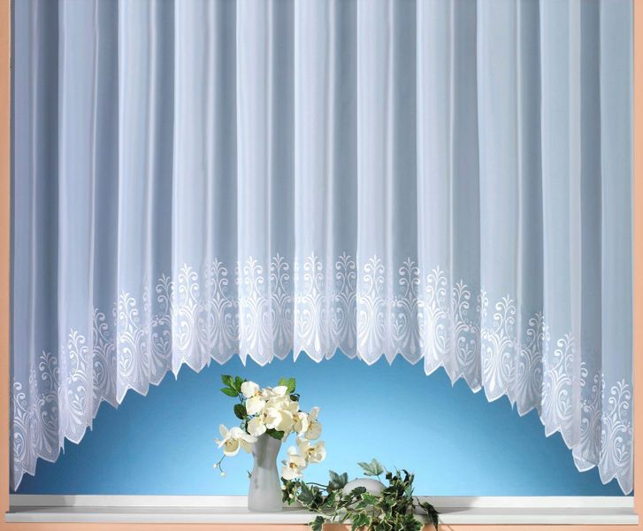 Weckbrodt Gardine "Heidelberg" Kräuselband 1 Stk. tlg. echte Stickerei, Voi günstig online kaufen