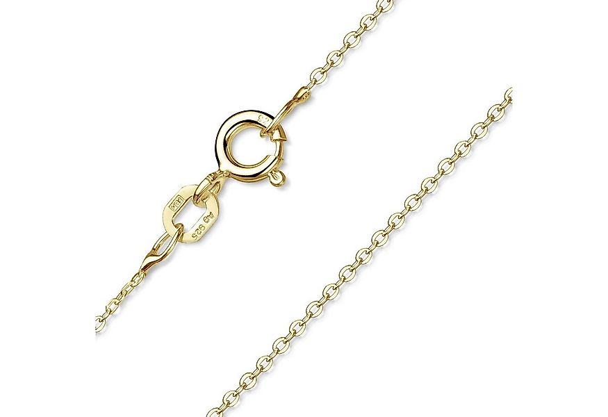 Materia Gliederkette Damen Gold Ankerkette 1mm K64, Sterlingsilber, vergold günstig online kaufen