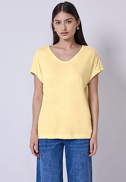 STREET ONE STUDIO T-Shirt, mit V-Ausschnitt günstig online kaufen