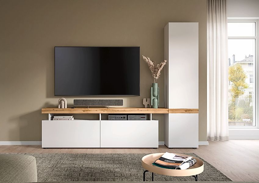 INOSIGN Wohnwand "MAMBO, TOPSELLER, Breite 235 cm, grifflose Fronten, Push günstig online kaufen