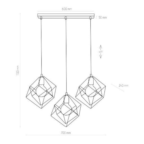 famlights Pendelleuchte famlights, Pendelleuchte Elara in günstig online kaufen
