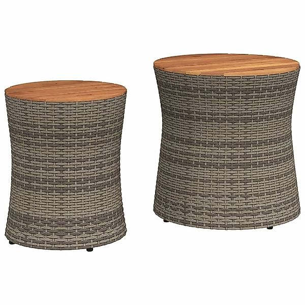 vidaXL Gartentisch Garten-Beistelltische 2 Stk. mit günstig online kaufen