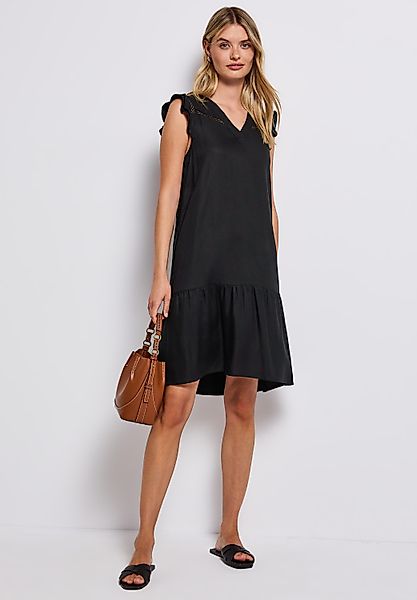 STREET ONE Tunikakleid Ohne Taschen mit Volant und aus Viskose günstig online kaufen
