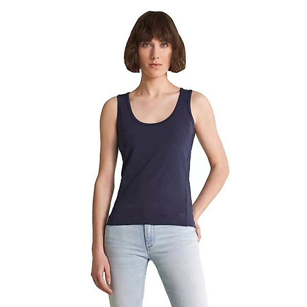 Salsa Jeans Zeitloses ärmelloses T-shirt Aus Bio-baumwolle 2XL Blue günstig online kaufen